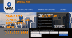 Desktop Screenshot of cranepestcontrol.com